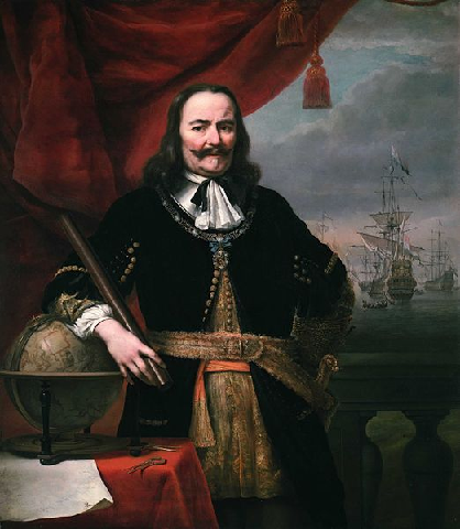 Michiel Adriaenszoon de Ruyter Amiral des Provinces-Unies par Ferdinand Bol - 1667